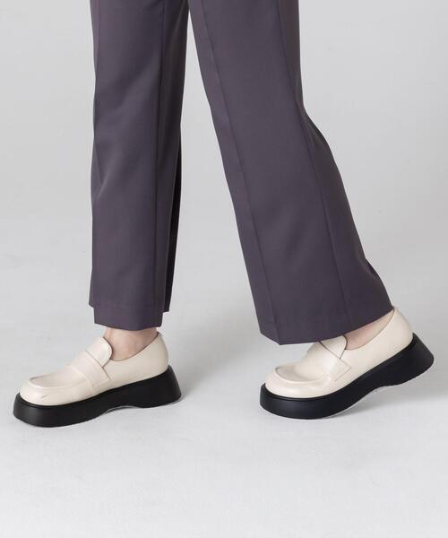 CITEN(シテン)の「<CITEN>ボリュームソール ローファー(ローファー・レディース・ホワイト/ブラック・M/L)」の7枚目の写真