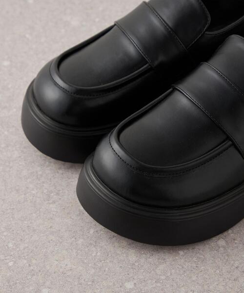 CITEN(シテン)の「<CITEN>ボリュームソール ローファー(ローファー・レディース・ホワイト/ブラック・M/L)」の19枚目の写真