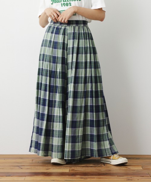 RODEO CROWNS WIDE BOWL(ロデオクラウンズワイドボウル)の「リラックスチェックスカーチョ(その他パンツ・レディース・オレンジ系その他/イエロー系その他/グリーン系その他・FREE)」の11枚目の写真