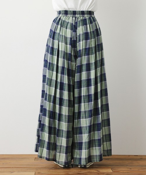 RODEO CROWNS WIDE BOWL(ロデオクラウンズワイドボウル)の「リラックスチェックスカーチョ(その他パンツ・レディース・オレンジ系その他/イエロー系その他/グリーン系その他・FREE)」の8枚目の写真