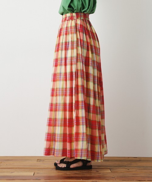 RODEO CROWNS WIDE BOWL(ロデオクラウンズワイドボウル)の「リラックスチェックスカーチョ(その他パンツ・レディース・オレンジ系その他/イエロー系その他/グリーン系その他・FREE)」の18枚目の写真
