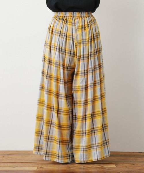 RODEO CROWNS WIDE BOWL(ロデオクラウンズワイドボウル)の「リラックスチェックスカーチョ(その他パンツ・レディース・オレンジ系その他/イエロー系その他/グリーン系その他・FREE)」の13枚目の写真