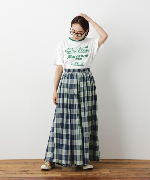 RODEO CROWNS WIDE BOWL(ロデオクラウンズワイドボウル)の「リラックスチェックスカーチョ(その他パンツ・レディース・オレンジ系その他/イエロー系その他/グリーン系その他・FREE)」の21枚目の写真