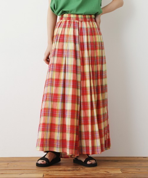 RODEO CROWNS WIDE BOWL(ロデオクラウンズワイドボウル)の「リラックスチェックスカーチョ(その他パンツ・レディース・オレンジ系その他/イエロー系その他/グリーン系その他・FREE)」の22枚目の写真