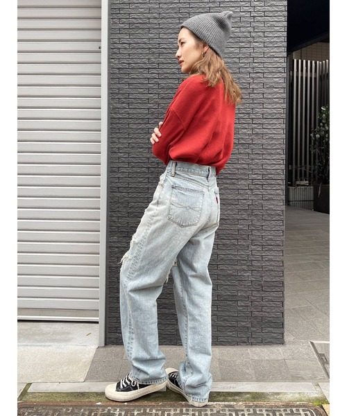 Ungrid（アングリッド）の「リブ編みニット帽（ニットキャップ/ビーニー・レディース・ブラック/チャコールグレー・FREE）」の9枚目の写真