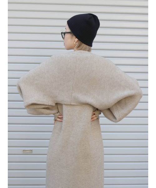 Ungrid（アングリッド）の「リブ編みニット帽（ニットキャップ/ビーニー・レディース・ブラック/チャコールグレー・FREE）」の10枚目の写真