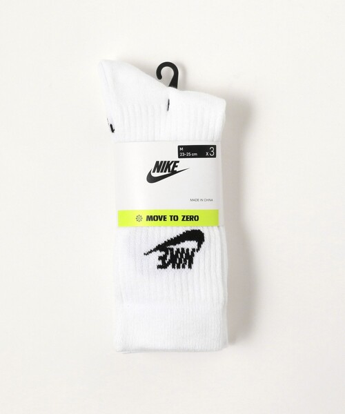 NIKE(ナイキ)の「NIKE / クルー ソックス(約23~25cm)(ソックス/靴下・レディース・ホワイト/ブラック・ONE SIZE)」の6枚目の写真