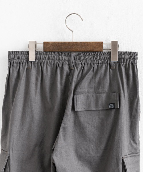 KRIFF MAYER（クリフメイヤー）の「KRIFF MAYER クリフメイヤー コットンリネンカーゴキャンプイージーショートパンツ（カーゴパンツ・メンズ・ベージュ/オリーブ/チャコール・L/M）」の20枚目の写真