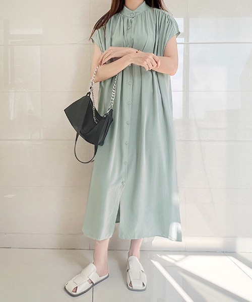 Doux Belle（ドゥーベル）の「フレンチスリーブシャツワンピース