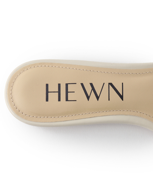 HEWN 　ポインテッドストラップ ミュール STORY7月号掲載】HEWN ポインテッドストラップ ミュール / 23区