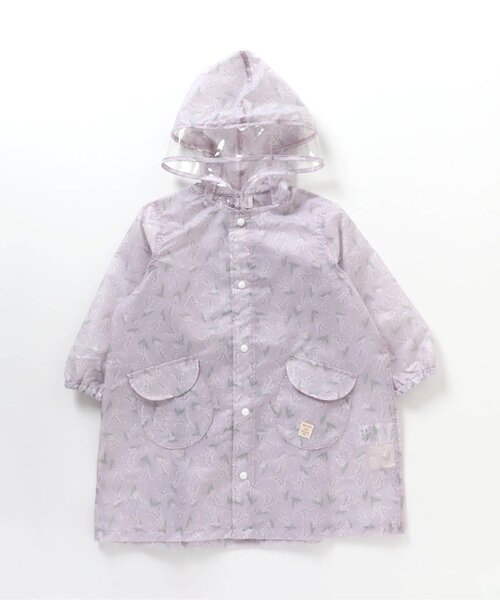 apres les cours（アプレレクール）の「GIRLSランドコート(すずらん・さくらんぼ)（レインコート/ポンチョ・キッズ・ピンク/アイボリー・110/130/100/120）」の11枚目の写真