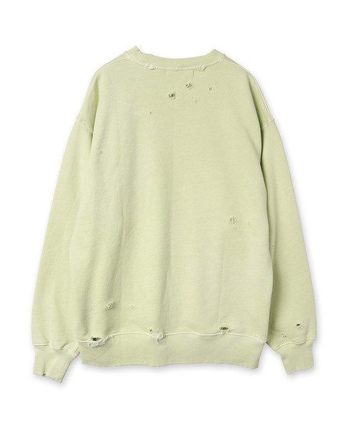 Jieda（ジエダ）の「PIGMENT DAMAGE SWEAT（スウェット）」 - WEAR