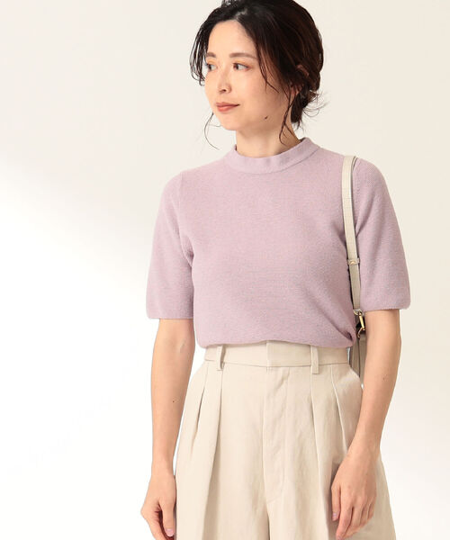 ドゥーズィエムクラス ガーター編み ニット プルオーバー Demi-Luxe BEAMS（デミルクス ビームス）の「Demi-Luxe BEAMS