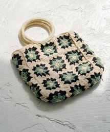 Kastane | パッチワークハンドクロシェBAG(ハンドバッグ)