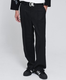 A‘gem 9 | 『A'GEM/9 / エージェムナイン』ベルト付きワイドスラックスパンツ(スラックス)