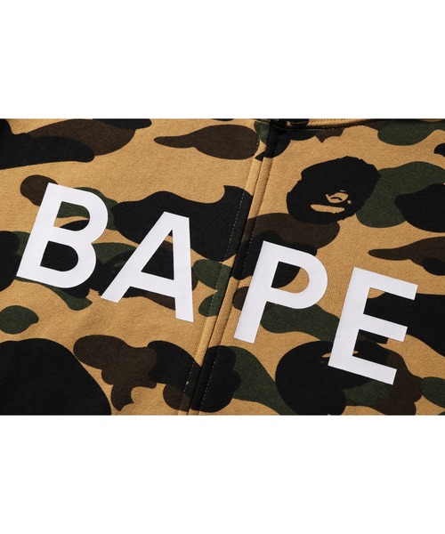 A BATHING APE(アベイシングエイプ)の「WEB限定/1ST CAMO BAPE FULL ZIP HOODIE M BAPEC(パーカー・メンズ・イエロー/グリーン・MEDIUM/X-LARGE/LARGE/SMALL/XX-LARGE)」の4枚目の写真