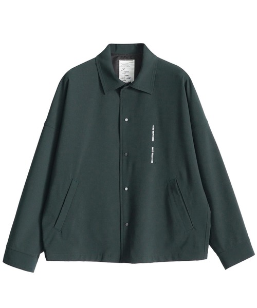 SHAREEF(シャリーフ)の「PLAIN WEAVE SWING TOP(ブルゾン・メンズ・ブラック/ダークグリーン/モカ・1/2/3)」の3枚目の写真