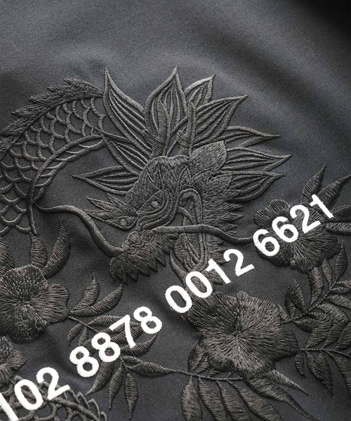 SHAREEF(シャリーフ)の「PLAIN WEAVE SWING TOP(ブルゾン・メンズ・ブラック/ダークグリーン/モカ・1/2/3)」の22枚目の写真