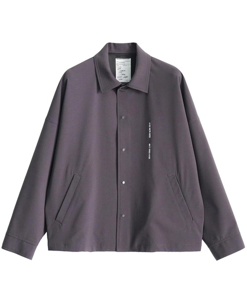 SHAREEF(シャリーフ)の「PLAIN WEAVE SWING TOP(ブルゾン・メンズ・ブラック/ダークグリーン/モカ・1/2/3)」の11枚目の写真