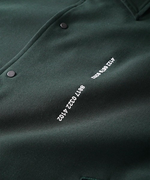 SHAREEF(シャリーフ)の「PLAIN WEAVE SWING TOP(ブルゾン・メンズ・ブラック/ダークグリーン/モカ・1/2/3)」の9枚目の写真