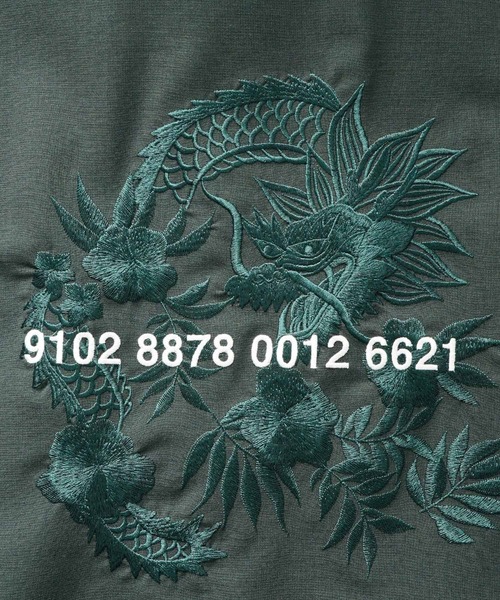 SHAREEF(シャリーフ)の「PLAIN WEAVE SWING TOP(ブルゾン・メンズ・ブラック/ダークグリーン/モカ・1/2/3)」の15枚目の写真