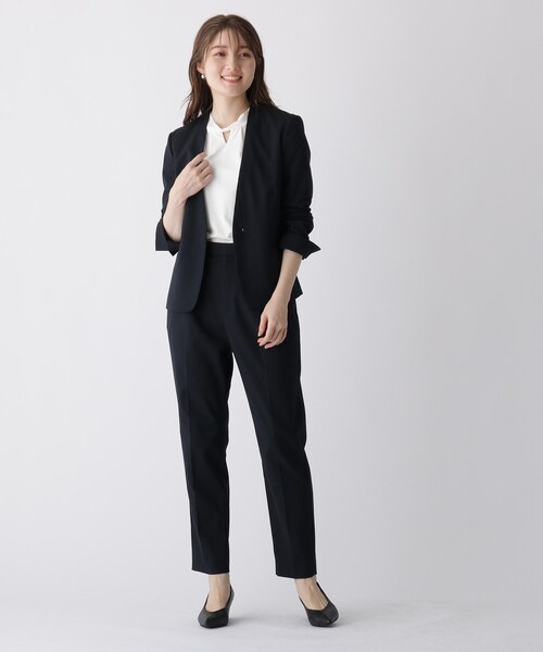 index(インデックス)の「◆DELEGANT/デレガント ノーカラージャケット【WEB限定サイズ】(ノーカラージャケット・レディース・ライトベージュ/ネイビー/ブラック系1・36/40/38/42)」の18枚目の写真