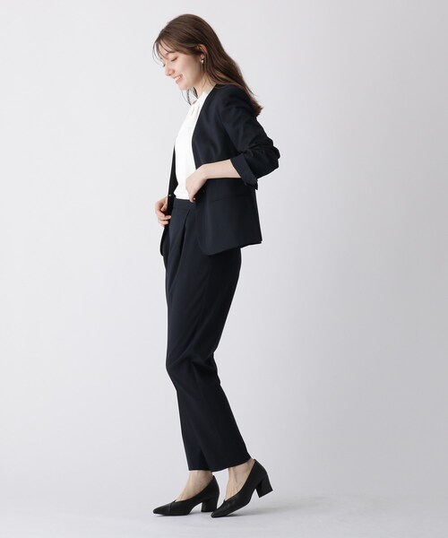 index(インデックス)の「◆DELEGANT/デレガント ノーカラージャケット【WEB限定サイズ】(ノーカラージャケット・レディース・ライトベージュ/ネイビー/ブラック系1・36/40/38/42)」の20枚目の写真