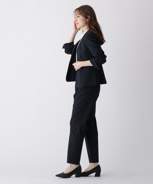 index(インデックス)の「◆DELEGANT/デレガント ノーカラージャケット【WEB限定サイズ】(ノーカラージャケット・レディース・ライトベージュ/ネイビー/ブラック系1・36/40/38/42)」の21枚目の写真