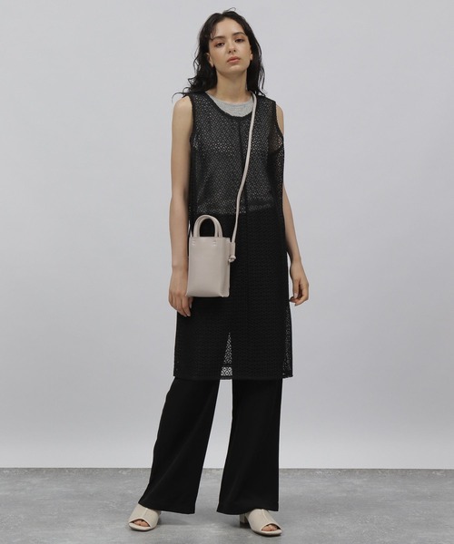 LAKOLE（ラコレ）の「2WAYレースタンクチュニック / 299133