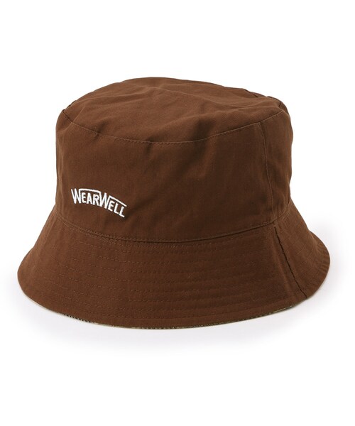 THE SHOP TK (ザ ショップ ティーケー )の「◆【WEARWELL/ウェアウェル】別注リバーシブルバケットハット(ハット・メンズ・ブラック/ダークブラウン/カーキ・00)」の3枚目の写真