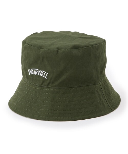 THE SHOP TK (ザ ショップ ティーケー )の「◆【WEARWELL/ウェアウェル】別注リバーシブルバケットハット(ハット・メンズ・ブラック/ダークブラウン/カーキ・00)」の1枚目の写真