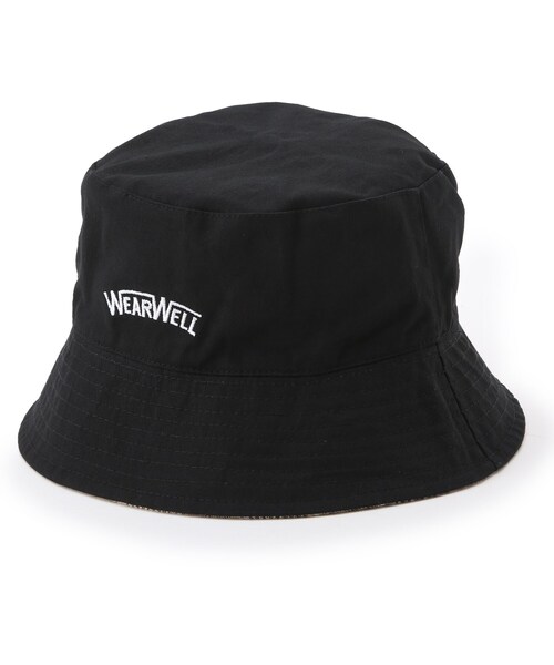 THE SHOP TK (ザ ショップ ティーケー )の「◆【WEARWELL/ウェアウェル】別注リバーシブルバケットハット(ハット・メンズ・ブラック/ダークブラウン/カーキ・00)」の2枚目の写真