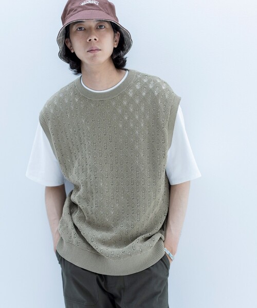 THE SHOP TK (ザ ショップ ティーケー )の「◆【WEARWELL/ウェアウェル】別注リバーシブルバケットハット(ハット・メンズ・ブラック/ダークブラウン/カーキ・00)」の6枚目の写真