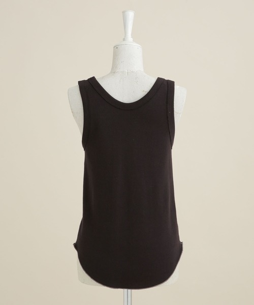 NANO universe（ナノユニバース）の「LB.03/前後2WAYフライスアメスリタンクトップ（タンクトップ・レディース・ブラック/ベージュ/カーキ・Ⅰ/Ⅱ）」の12枚目の写真