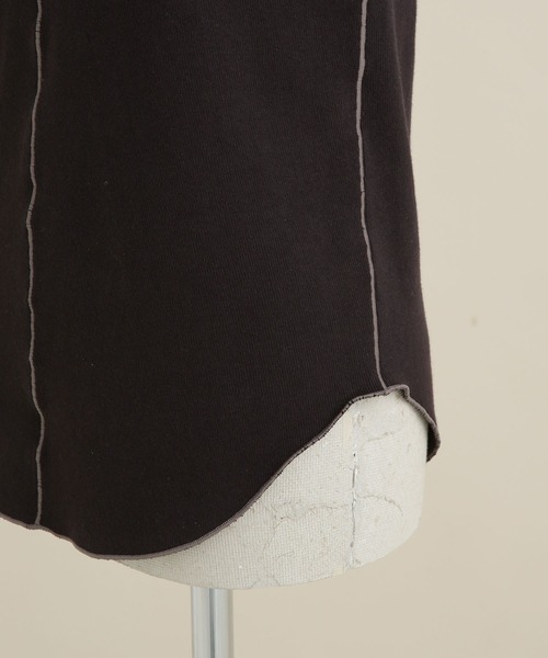 NANO universe（ナノユニバース）の「LB.03/前後2WAYフライスアメスリタンクトップ（タンクトップ・レディース・ブラック/ベージュ/カーキ・Ⅰ/Ⅱ）」の5枚目の写真