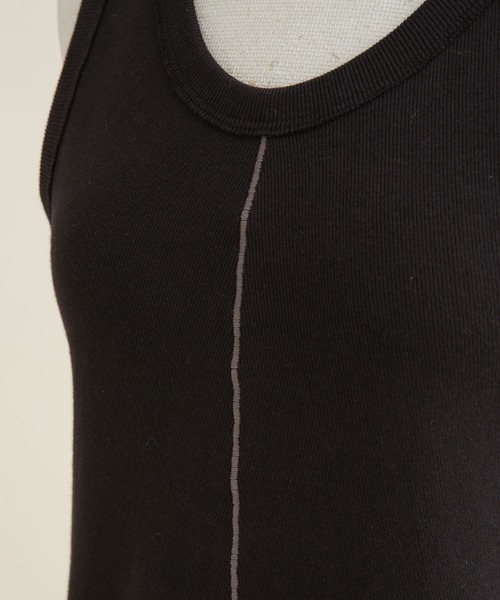NANO universe（ナノユニバース）の「LB.03/前後2WAYフライスアメスリタンクトップ（タンクトップ・レディース・ブラック/ベージュ/カーキ・Ⅰ/Ⅱ）」の10枚目の写真