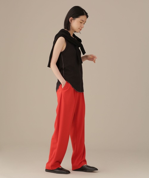 NANO universe（ナノユニバース）の「LB.03/前後2WAYフライスアメスリタンクトップ（タンクトップ・レディース・ブラック/ベージュ/カーキ・Ⅰ/Ⅱ）」の17枚目の写真