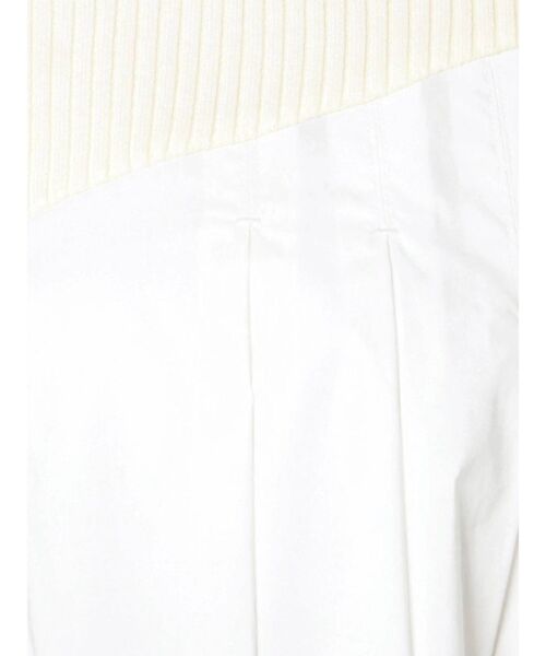 ELENDEEK(エレンディーク)の「TUCK PLEATS COMBI CABLE KT(ニット/セーター・レディース・オフホワイト/ブラック・FREE)」の18枚目の写真