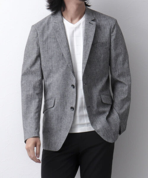 Stutostein Nolley's(シュテットシュタインノーリーズ)の「幾何学リンクスVネック長袖Tシャツ ロンT(Tシャツ/カットソー・メンズ・ホワイト/ブラック/ネイビー・L/M/S/XL)」の12枚目の写真