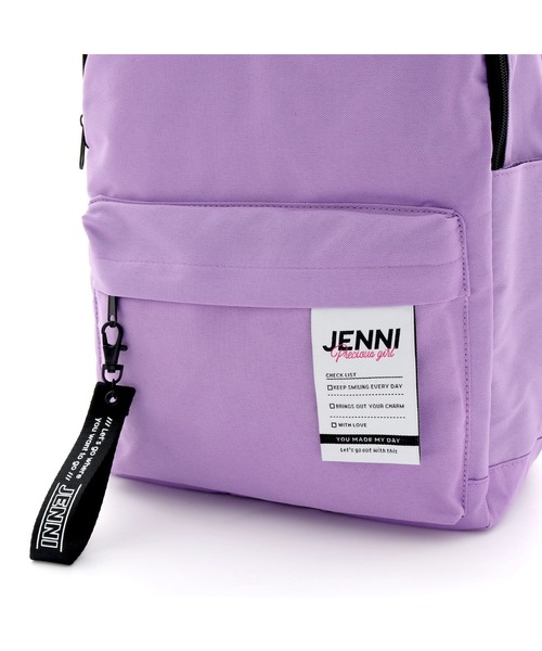 JENNI(ジェニィ)の「ストラップ付きデイリーリュック(バックパック/リュック・キッズ・ミント/ブラック/ラベンダー・F)」の10枚目の写真