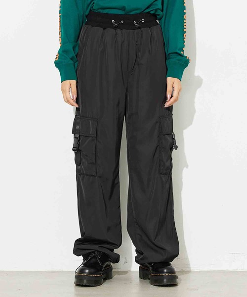 X-girl（エックスガール）の「6POCKET LOUNGE PANTS（その他パンツ・レディース・グレー/ブルー/ブラック・S/M）」の2枚目の写真