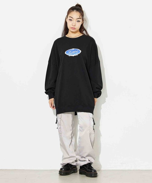 X-girl（エックスガール）の「6POCKET LOUNGE PANTS（その他パンツ・レディース・グレー/ブルー/ブラック・S/M）」の10枚目の写真