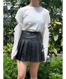 WC（ダブル シー）の「カットデザインロンT（Tシャツ/カットソー・レディース）」