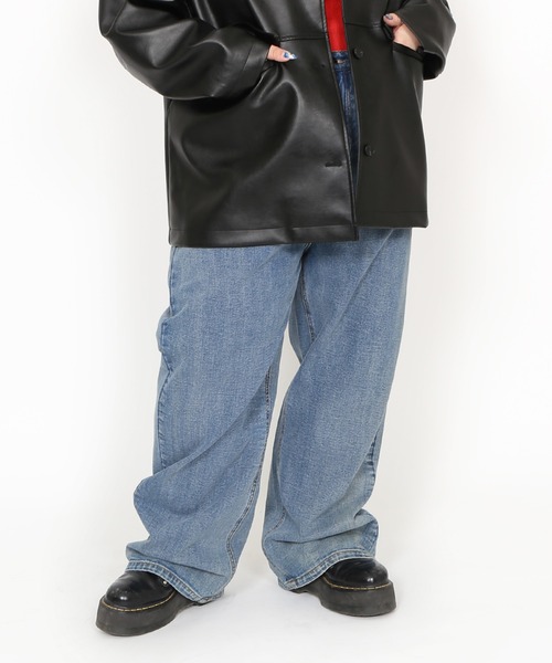 PALMISANO バギーデニムパンツ Sサイズ PLUG大阪 デニムバギーパンツ[商品：PN22AW-019] - PUNYUS Online Store