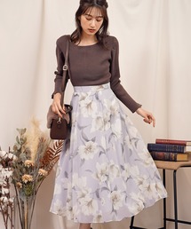 NOELA | ぼかしフラワースカート(スカート)