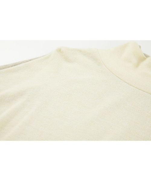 EKCOOKIES(イーケークッキーズ)の「【 EKCOOKIES 】バイカラーハイネックトップス(Tシャツ/カットソー・レディース・アイボリー・S/M/L)」の21枚目の写真