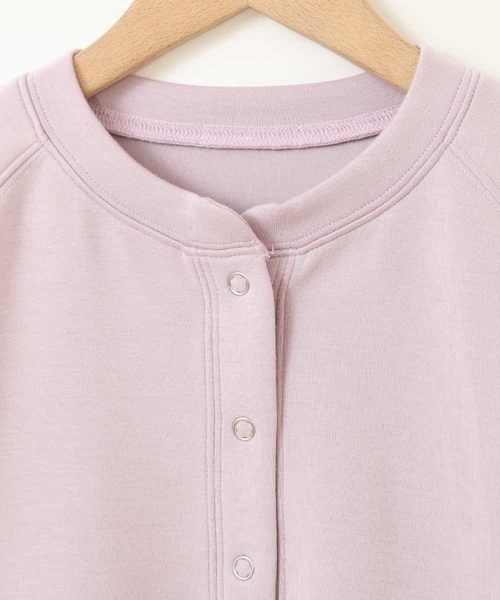 a.v.v（アーヴェヴェ）の「[100-130]ドットボタンダンボールカーディガン（カーディガン/ボレロ・キッズ・ライトブルー/ライトピンク・100/110/120/130）」の13枚目の写真