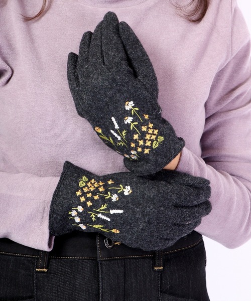 jou jou lier スマホ対応刺繍グローブ（手袋）｜FUNALIVE