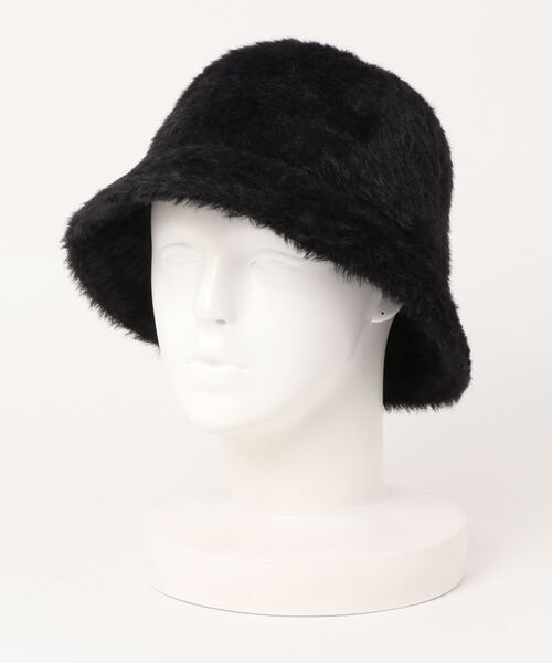 無（ム）の「エコファーサーモバケットハット（ハット・レディース・ブラック/アイボリー/モカ・FREE）」の22枚目の写真