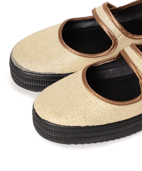 BEAMS BOY（ビームスボーイ）の「ALBEROLA × BEAMS BOY / 別注 グリッター メリージェーン シューズ（スニーカー・レディース・シルバー/ゴールド・38/36/37）」の5枚目の写真